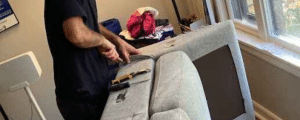 Professional furniture reupholstery and repair Dr. Sofa.