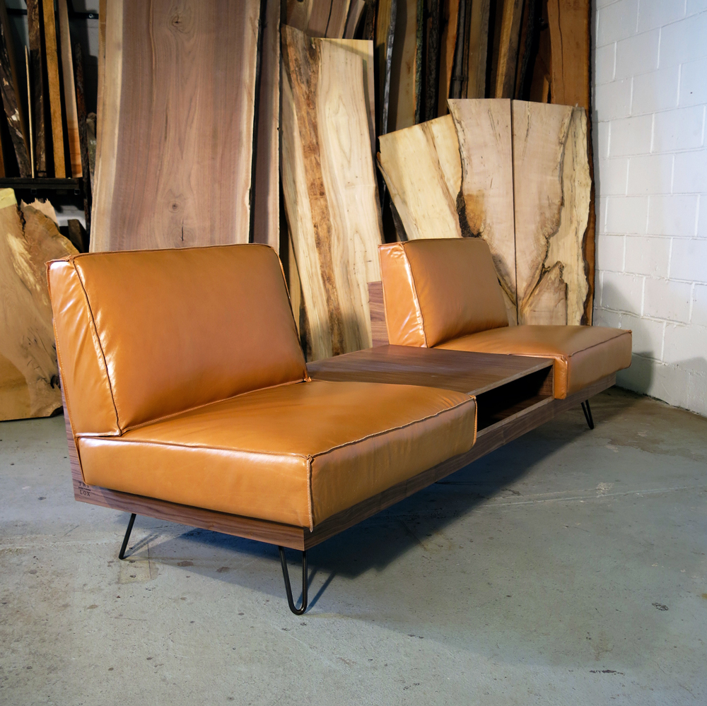 Leather is a popular upholstery fabric