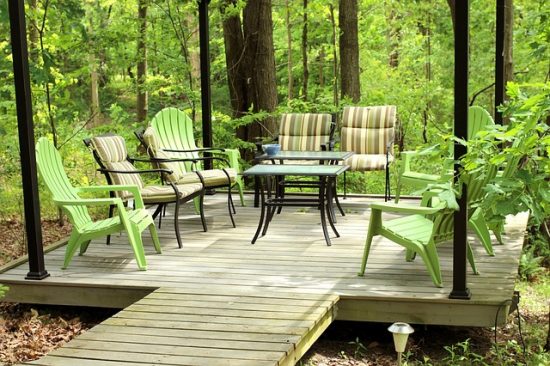 Styles of outdoor seating
