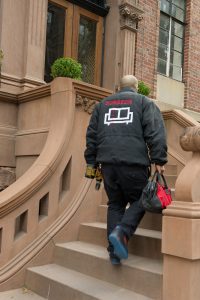 Brownstone Sofa Fitting NYC