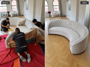 sofa and couch disassembly prices NYC - Dr. Sofa