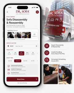 Sofa mover disassembly Book Now